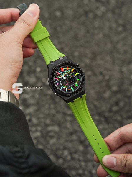 G-SHOCK GA-2100AP - GREEN KERMIT X HYPER COLOR MULTI LINE