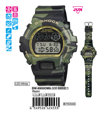 CASIO G-SHOCK DW-6900CMQ-3D