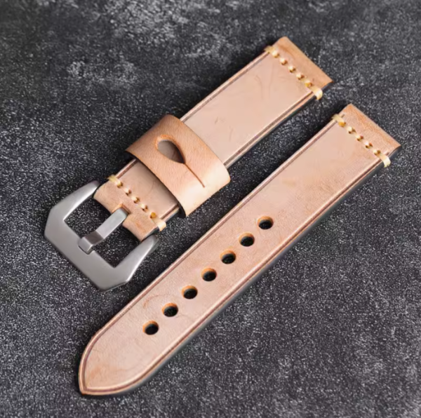 Dây da bò sáp bề mặt - size 20mm/ 22mm/ 24mm