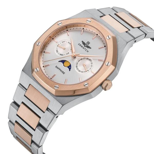 Đồng Hồ Nam Chính Hãng SRWATCH Moon Phase SG60061.1302