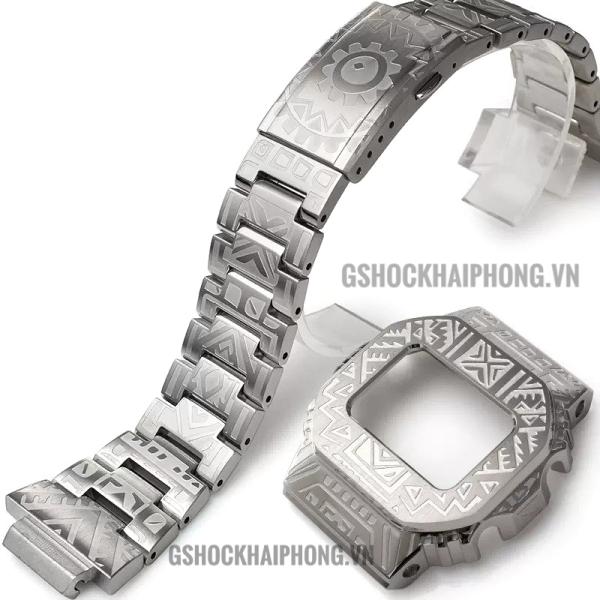 Set dây vỏ hoa văn - DW-5600/GW-B5600