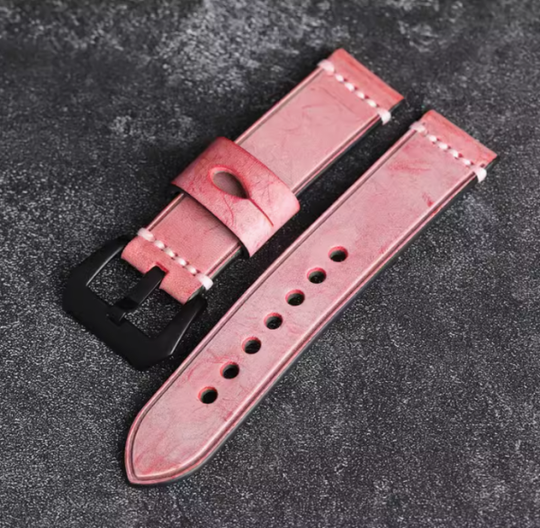 Dây da bò sáp bề mặt - size 20mm/ 22mm/ 24mm