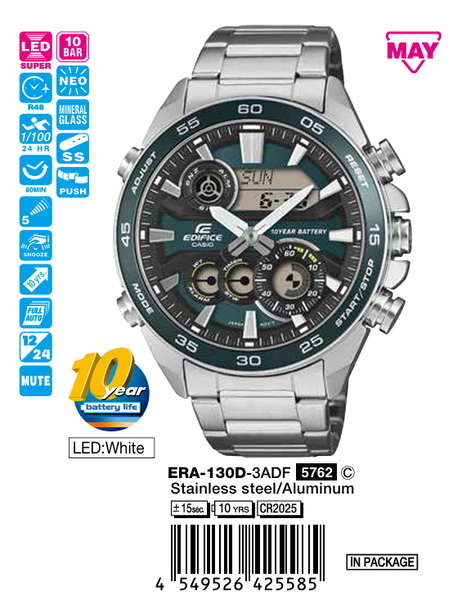 CASIO EDIFICE ERA-130D-3A