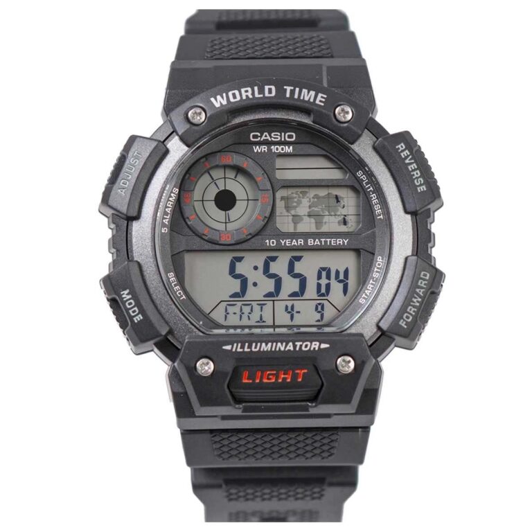 CASIO AE-1400 – THẾ GIỚI THỜI GIAN THU NHỎ TRONG THIẾT KẾ ĐỒNG HỒ ĐIỆN TỬ ĐA NĂNG