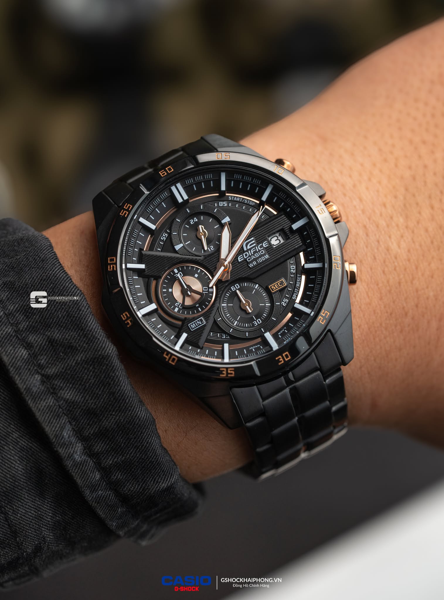 ĐÁNH GIÁ CASIO EDIFICE EFR-556: VẺ ĐẸP BẤT TẬN TỪ THIẾT KẾ CHRONOGRAPH THỂ THAO ĐẲNG CẤP