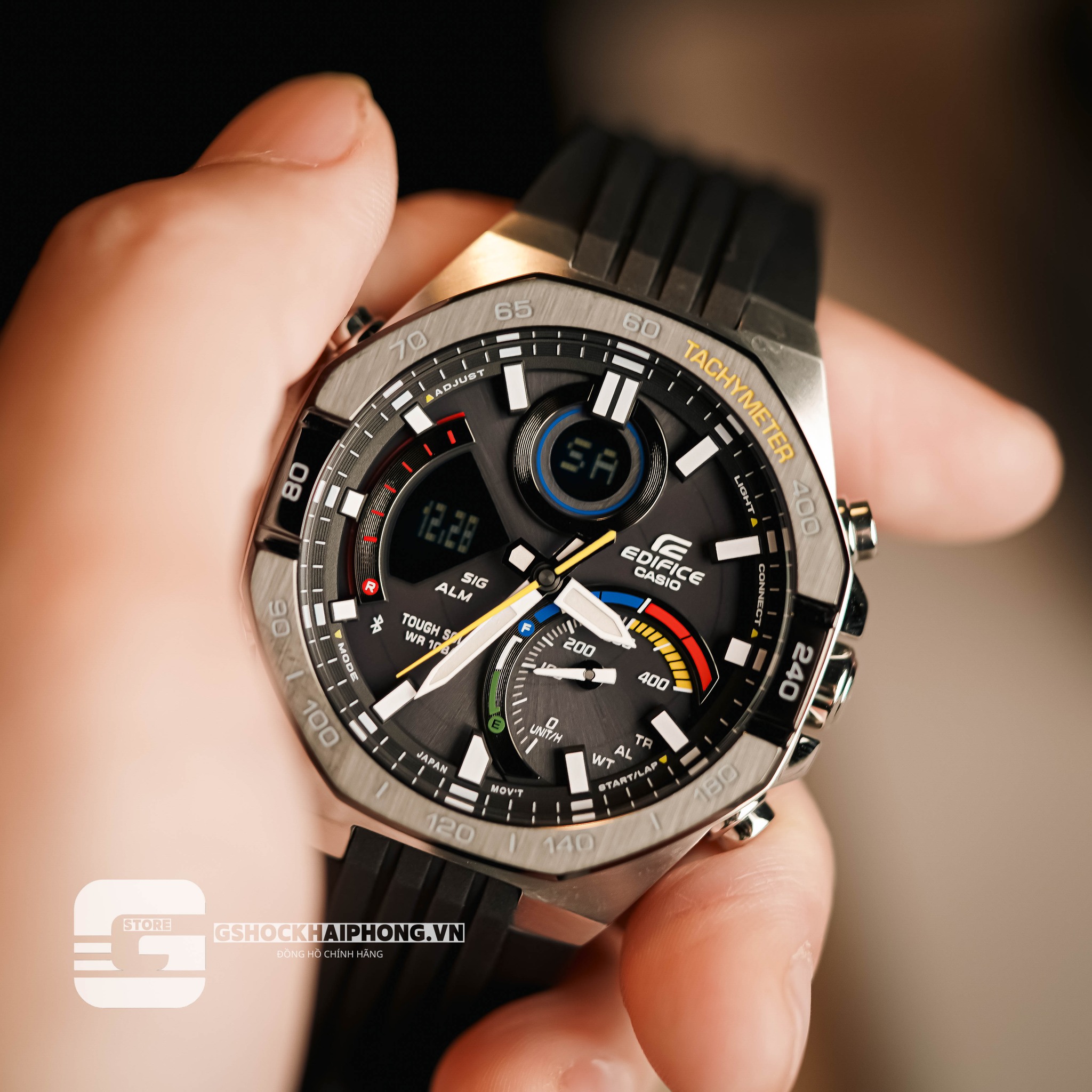 ĐÁNH GIÁ CHI TIẾT CASIO EDIFICE ECB-950MP-1A: SỨC MẠNH TOUGH SOLAR VÀ DẤU ẤN ĐUỜNG ĐUA ĐA SẮC
