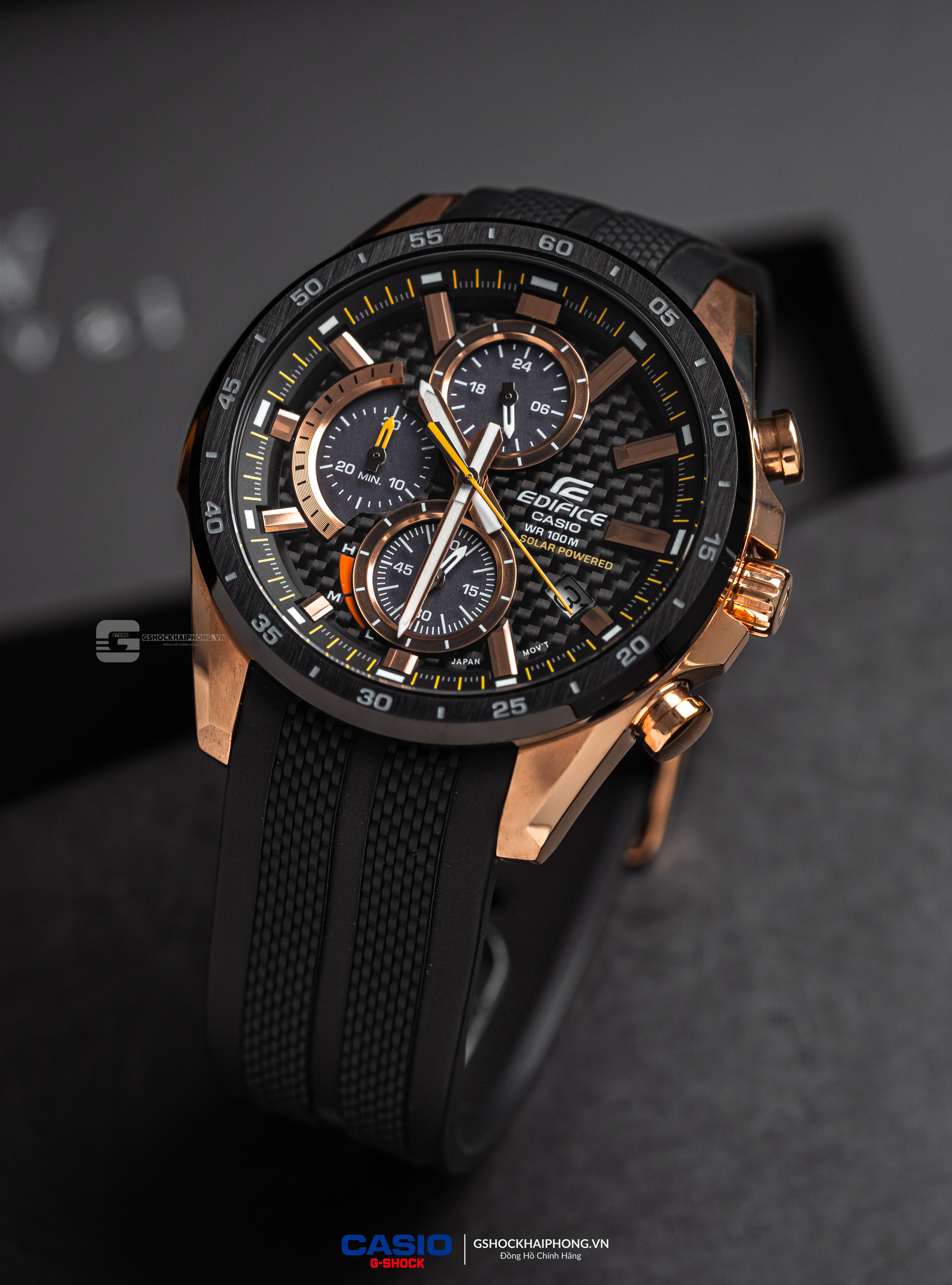 Casio Edifice EQS-900: Đỉnh Cao Công Nghệ Solar Và Cảm Hứng Đua Xe F1