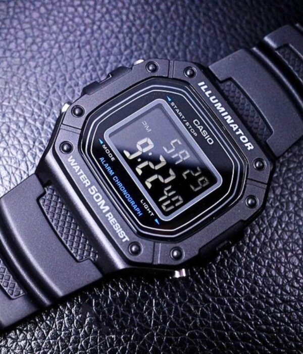 Casio W-218H: Sự Kết Hợp Hoàn Hảo Giữa Phong Cách Retro Và Độ Bền Hiện Đại