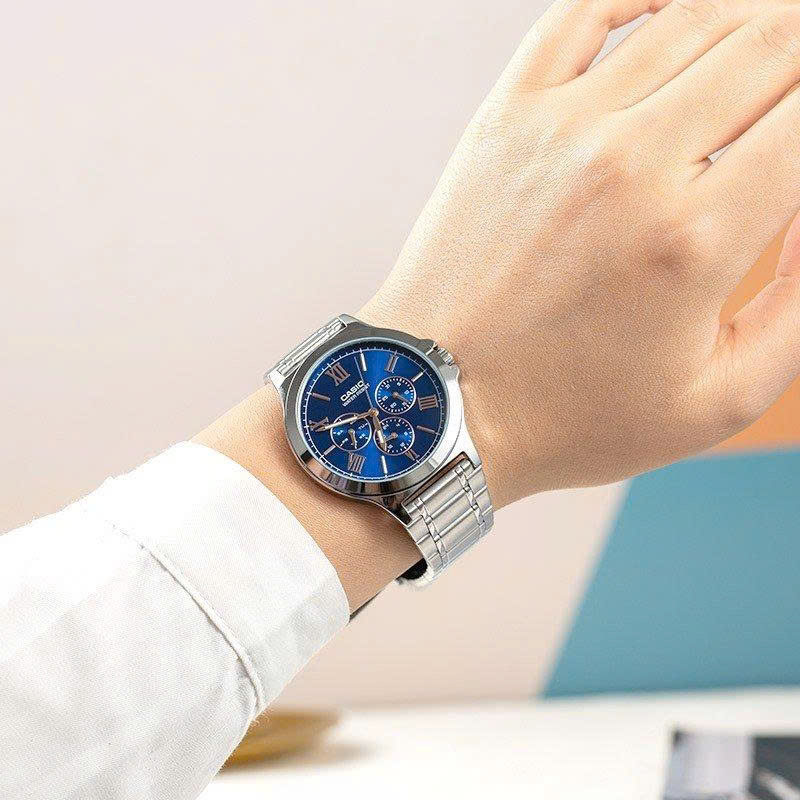 CASIO MTP-V300: PHONG CÁCH MẶT SỐ 6 KIM SANG TRỌNG, ĐA NĂNG DÀNH CHO QUÝ ÔNG