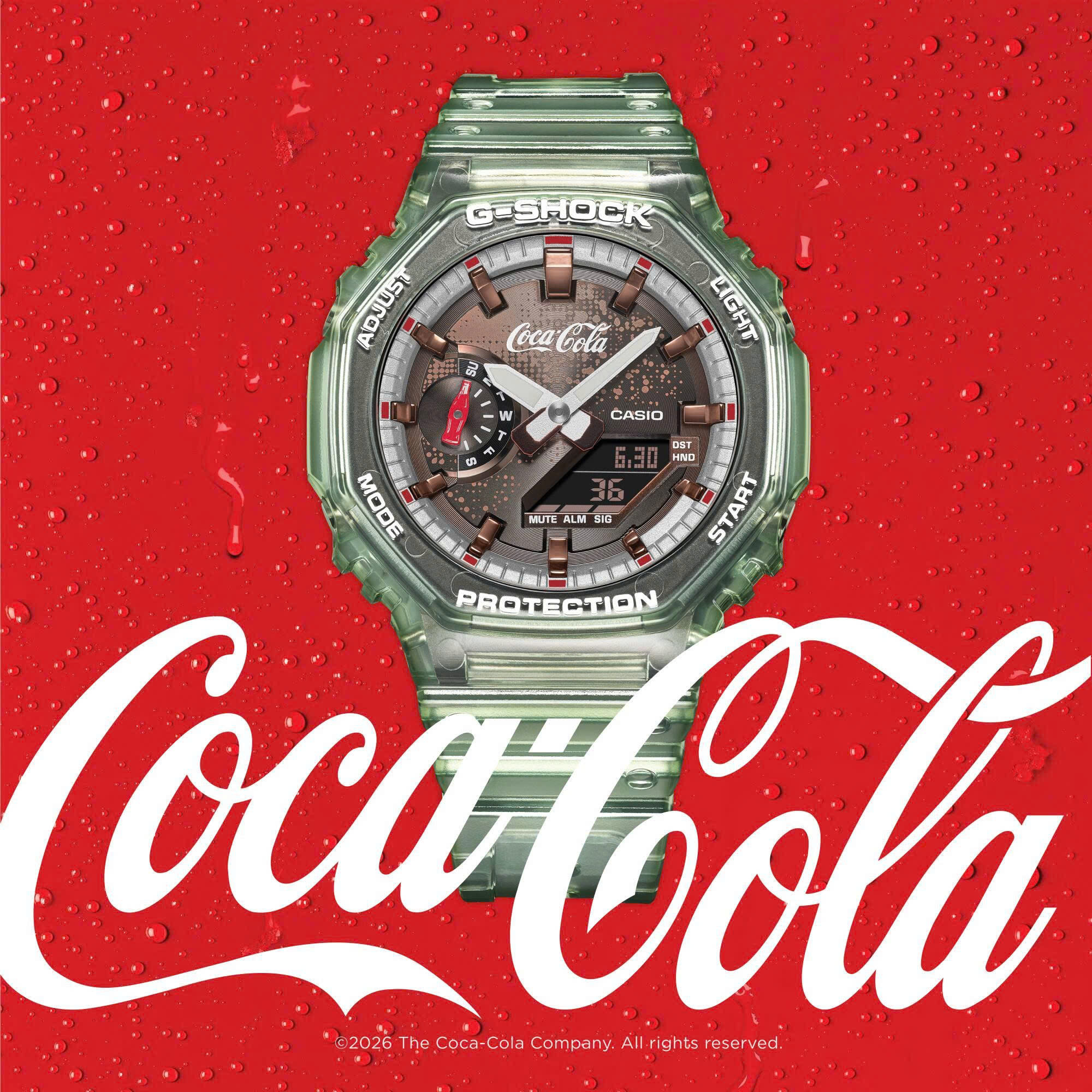 ĐÁNH GIÁ G-SHOCK GA-2100CC-3A: SIÊU PHẨM COLLAB COCA-COLA KỶ NIỆM 140 NĂM ĐẦY PHÁ CÁCH
