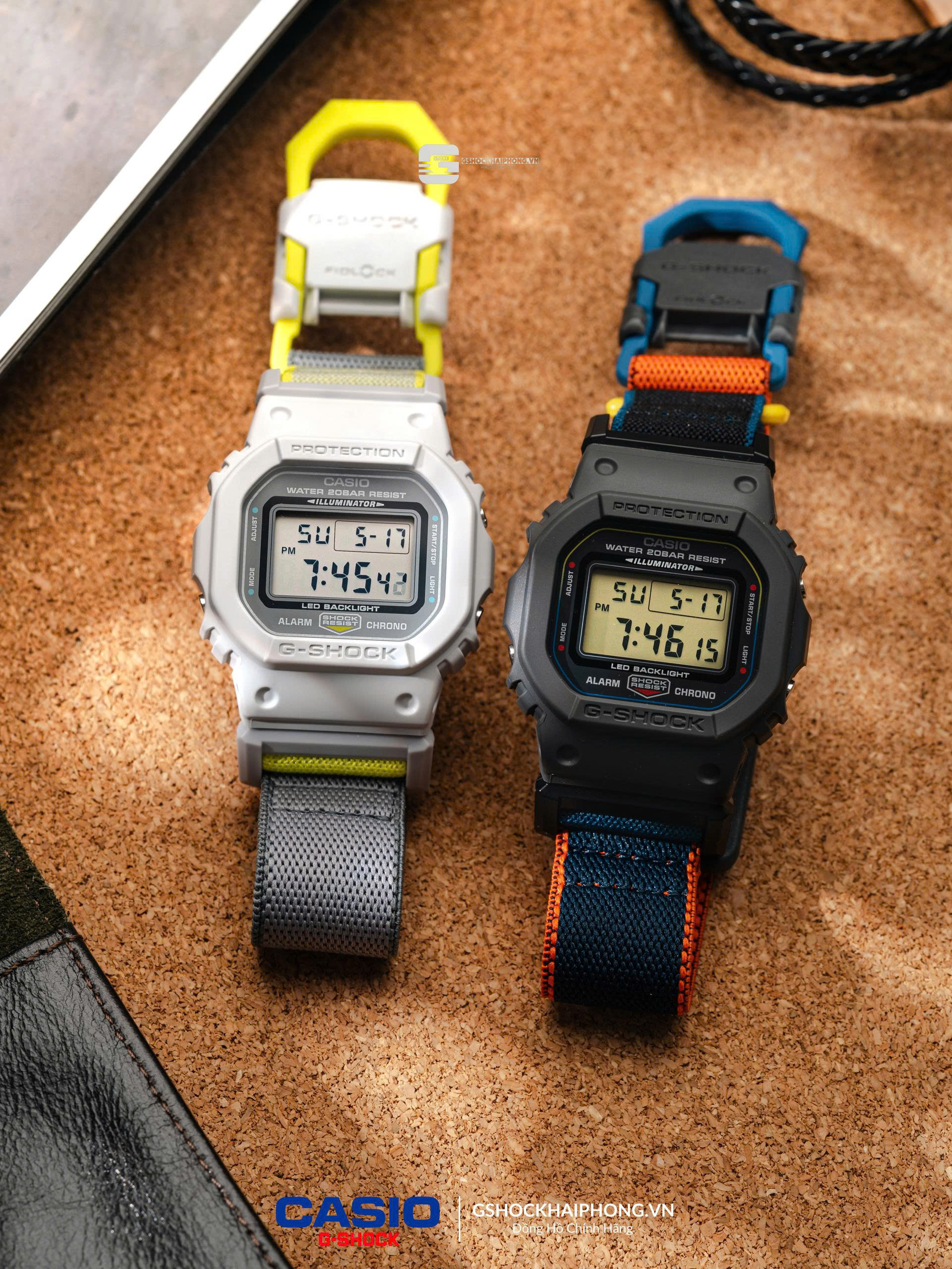 ĐÁNH GIÁ CHI TIẾT CASIO G-SHOCK DW-5600MNC: SỰ BỨT PHÁ BẰNG KHÓA TỪ FIDLOCK® VÀ DÂY VẢI CO GIÃN
