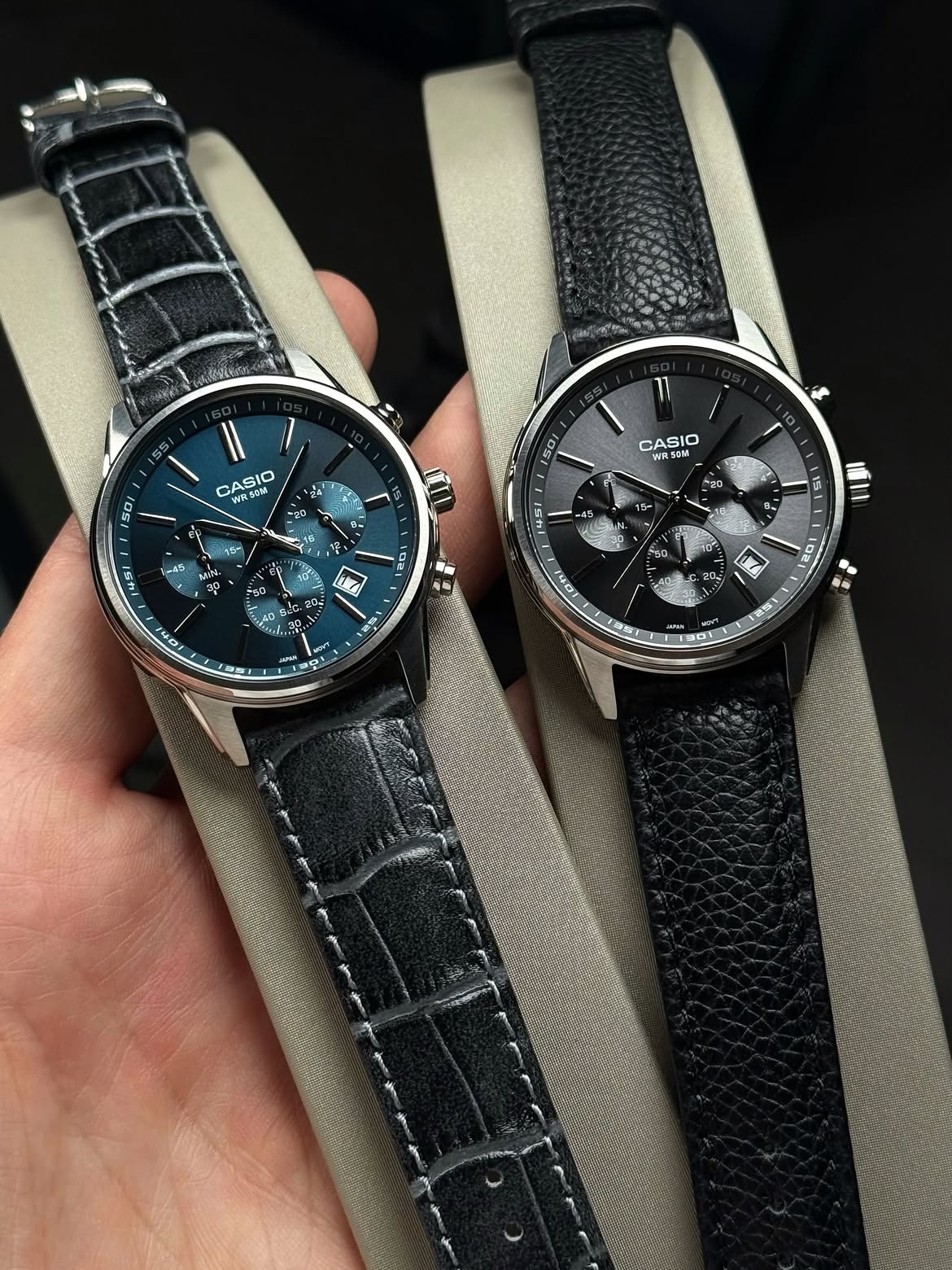 CASIO MTP-E515: VẺ ĐẸP THỂ THAO CHRONOGRAPH TRONG PHOM DÁNG KIM LOẠI LỊCH LÃM